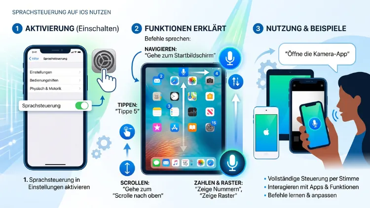 iPhone, iPad & iPod touch: Sprachsteuerung nutzen – so geht’s