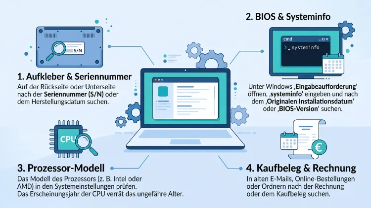Alter des Computers/Laptops herausfinden – so geht’s