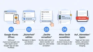 Altes Android-Gerät aus Google-Konto entfernen – so geht’s
