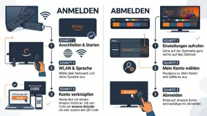 Amazon Fire TV Stick: Anmelden & Abmelden – so geht’s