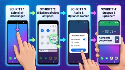 Android: Bildschirmaufnahme erstellen – so geht’s