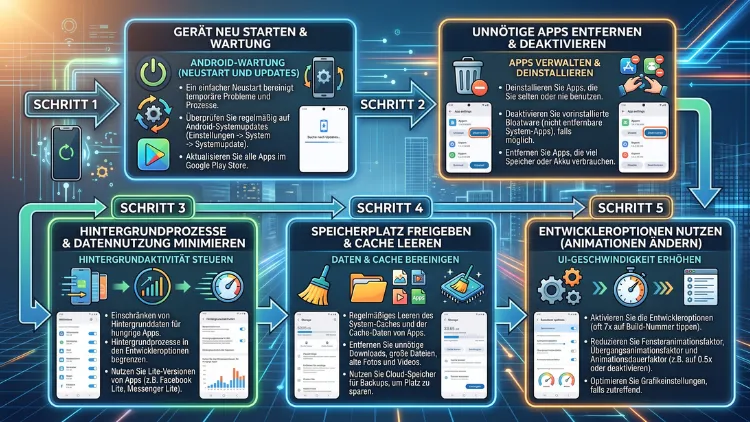 Android-Smartphone schneller machen: So geht es einfach