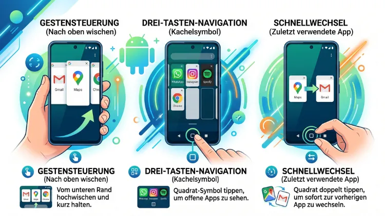 Android: Zwischen Apps wechseln – so geht’s