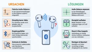 Bluetooth-Audio nur auf einem Kanal – Ursachen & Lösungen