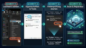 Festplatte auf Fehler prüfen: So geht es einfach