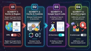 Google KI-Modus funktioniert nicht – Ursachen & Lösungen