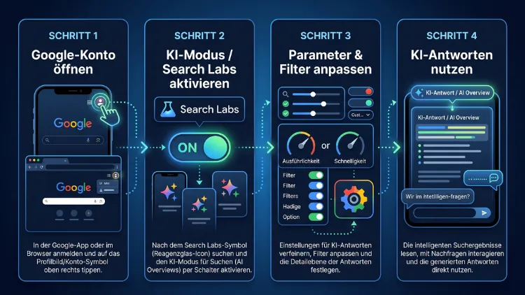 Google KI-Modus optimal einstellen – so geht’s