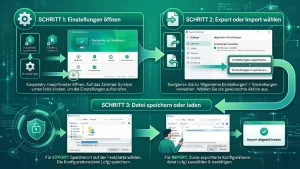 Kaspersky: Einstellungen exportieren oder importieren – so geht’s