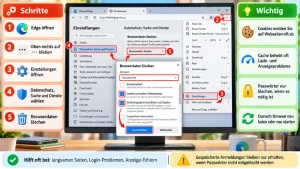 Microsoft Edge: Cache und Cookies löschen – so geht’s