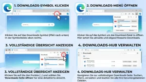 Microsoft Edge: Downloads anzeigen – so geht’s