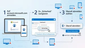Microsoft-Konto: Überall abmelden – so geht’s