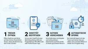 OneDrive: Dateien im Persönlichen Tresor schützen – so geht’s
