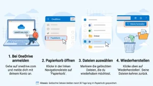 OneDrive: Gelöschte Dateien wiederherstellen – so geht’s