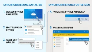 OneDrive-Synchronisierung anhalten und fortsetzen – so geht’s