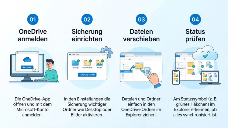 PC-Dateien und -Ordner mit OneDrive synchronisieren – so geht’s