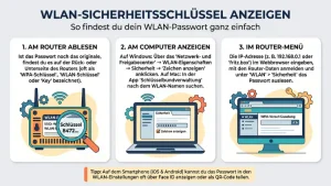Sicherheitsschlüssel fürs WLAN anzeigen: So geht es einfach