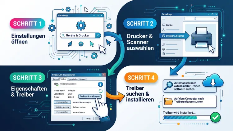 Treiber für diesen Drucker aktualisieren: So einfach geht es