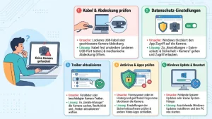 Webcam funktioniert nicht unter Windows – Ursachen & Lösungen
