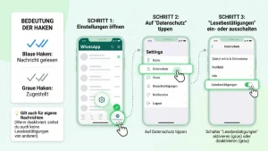 WhatsApp: Blaue Haken einschalten und ausschalten – so geht’s