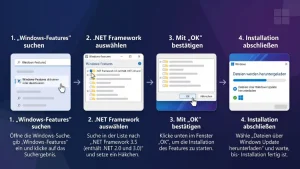 Windows 11/10: .NET Framework 3.5 installieren – so geht’s