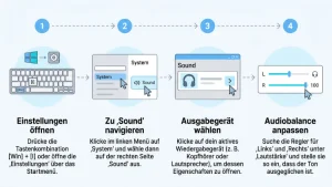 Windows 11/10: Audiobalance-Einstellungen überprüfen – so geht’s