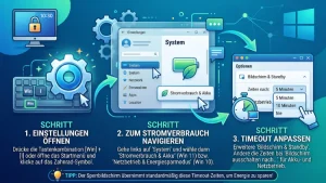 Windows 11/10: Bildschirm-Timeout für Sperrbildschirm ändern