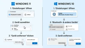 Windows 11/10: Bluetooth-Geräte entfernen – so geht’s