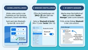 Windows 11/10: Bluetooth-Kompatibilität des PCs prüfen – Anleitung