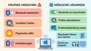 Windows 11/10: Bluetooth-Verbindungsprobleme – Ursachen & Lösungen