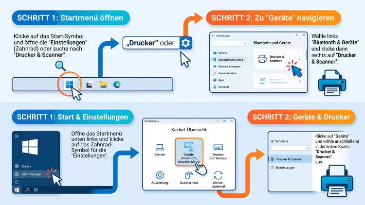 Windows 11/10: Druckereinstellungen finden – so geht’s