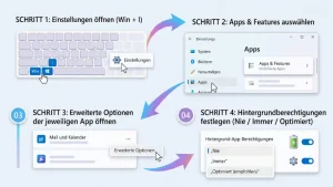 Windows 11/10: Hintergrundaktivitäten für Apps verwalten – so geht’s