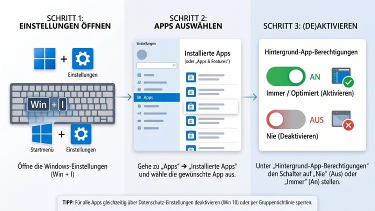 Windows 11/10: Microsoft Store-Apps (de)aktivieren – so geht’s