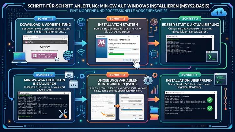 Windows 11/10: MinGW installieren – so geht’s