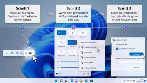 Windows 11/10: Mit drahtlosen Netzwerk verbinden – so geht’s