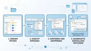 Windows 11/10: Ordneransicht anpassen – so geht’s