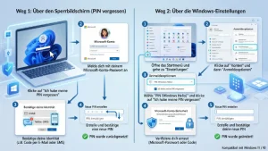 Windows 11/10: PIN für Konto zurücksetzen – so geht’s