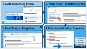 Windows 11/10: Ruhezustand zum Energiemenü hinzufügen – so geht’s