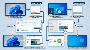 Windows 11/10: Standard-Desktophintergrund festlegen – so geht’s