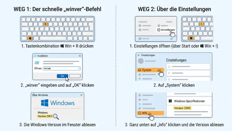 Windows 11/10: Version anzeigen – so geht’s