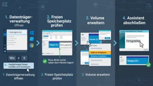 Windows 11/10: Volume oder Partition erweitern – so geht’s
