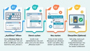 Windows 11/10: Windows-Audiodienste neu starten – so geht’s