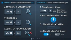 Windows 11/10: Zoom (de)aktivieren – so geht’s