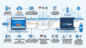 Windows 11/10 auf USB-Stick herunterladen – so geht’s
