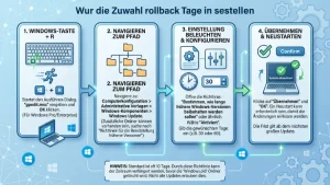 Windows: Rückkehrtage zur Vorversion festlegen – so geht’s