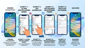 iPhone: Benachrichtigungen nach App gruppieren – so geht’s