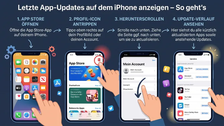 iPhone: Liste der letzten App-Updates anzeigen – so geht’s