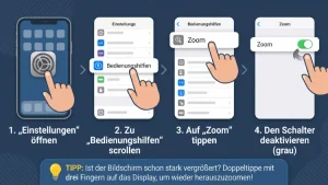 iPhone: Zoom ausschalten – so geht’s