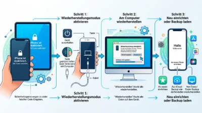 iPhone & iPad: Deaktiviert – mit iTunes verbinden